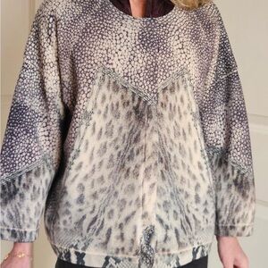 Cavalli Class Light Blue Fabric